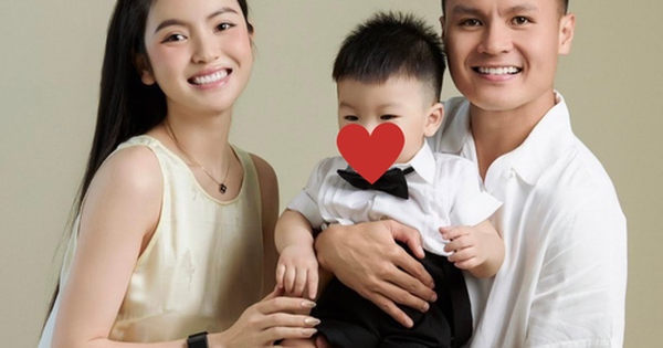 Quang Hải - Chu Thanh Huyền tung ảnh nét căng như poster phim, mừng sinh nhật đầu tiên của cậu quý tử Lido