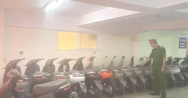 Triệt phá đường dây sản xuất, buôn bán xe máy điện giả