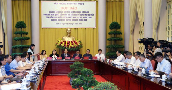Công bố Lệnh của Chủ tịch nước về 9 luật vừa được thông qua