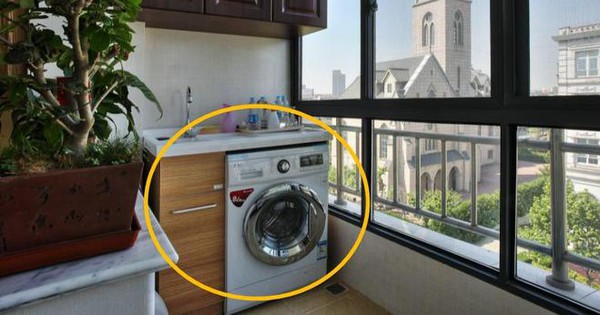Ban công không phải chỗ để máy giặt, trừ khi bạn biết 3 điều này