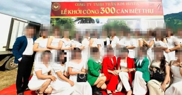 Bức ảnh nữ giám đốc xuất hiện trong lễ khởi công 300 căn biệt thự: Đó là dự án "tự vẽ"