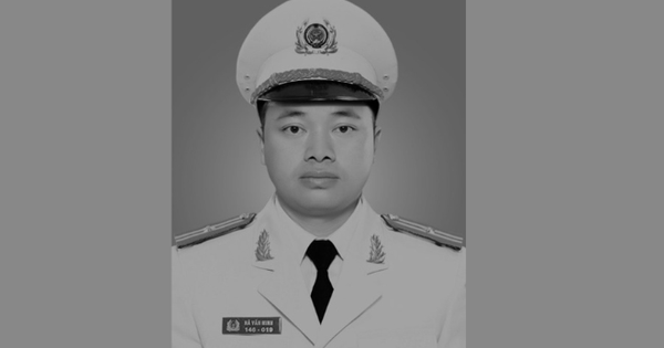 Thiếu tá công an Hà Văn Minh hy sinh sau khi bị phương tiện vi phạm giao thông đâm