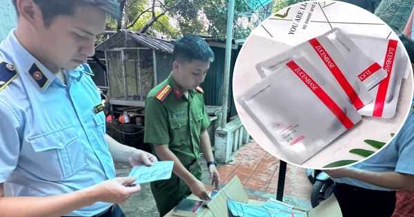 Phát hiện 15.000 mặt nạ dưỡng da nhập lậu tại shop mỹ phẩm ở Hà Nội