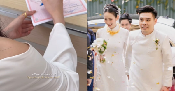 Mỹ nhân 2k2 Hương Liên khoe giấy đăng ký kết hôn, hé lộ nơi gặp gỡ không ngờ với mẹ chồng hào môn