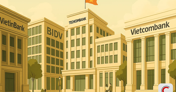 Cuộc đua vốn hóa: Vietcombank sa sút, Techcombank bứt phá bỏ xa VPBank, VietinBank áp sát BIDV