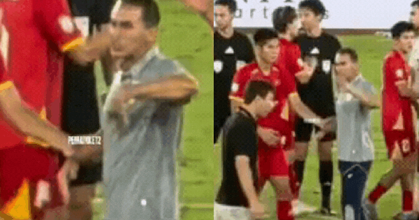 Thái độ khó hiểu: HLV Indonesia xua tay, từ chối bắt tay HLV Kim Sang-sik sau trận thua U23 Việt Nam, tuột chức vô địch