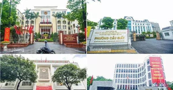 Diện mạo mới của các trụ sở phường, xã ở Hà Nội sau sáp nhập