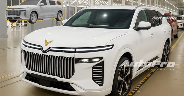 SUV VinFast mới giống VF 9 có bản thiết kế rõ nét mọi góc cạnh: Mặt khác hoàn toàn 'xe gốc', người Việt tham gia 'tạo hình'