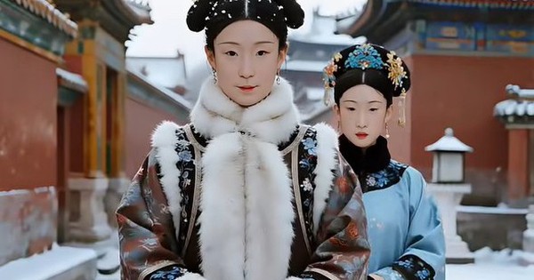 AI phục dựng 2 hoàng hậu của Càn Long đẹp ngỡ ngàng, cảnh “xuyên không” về Tử Cấm Thành gây bão mạng