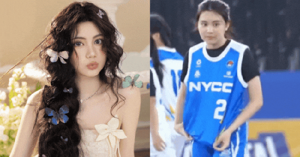 Hạt Dẻ nhà MC Quyền Linh visual xinh hết nấc ở chung kết bóng rổ, biểu cảm thiếu nữ tuổi 17 thẹn thùng gây sốt!