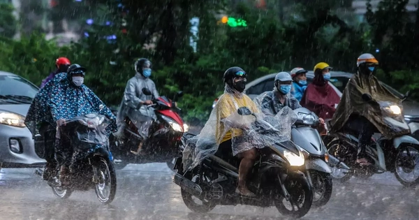 Tình hình mưa dông ở miền Bắc hôm nay