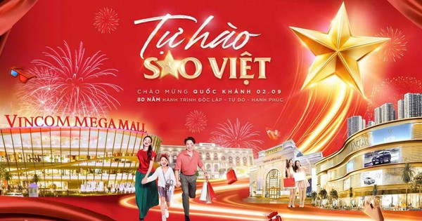 Vincom khởi động chiến dịch “Tự hào sao Việt” – Thắp sáng biểu tượng bán lẻ Việt chào 80 năm Quốc khánh