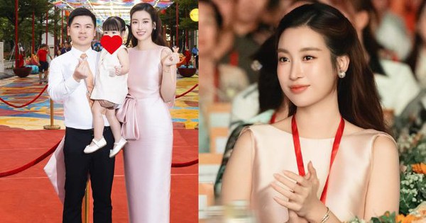 Đỗ Mỹ Linh xinh xuất sắc bên chồng - Chủ tịch Hà Nội FC và ái nữ, khí chất dâu hào môn "tràn màn hình"