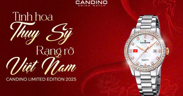 Candino Limited Edition 2025 – Vẻ đẹp Việt trong món quà mang trái tim Thụy Sỹ