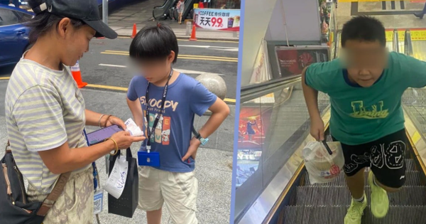 Trẻ em 7 - 8 tuổi chen chân giao hàng kiếm 7 nghìn đồng giữa chợ điện tử khổng lồ