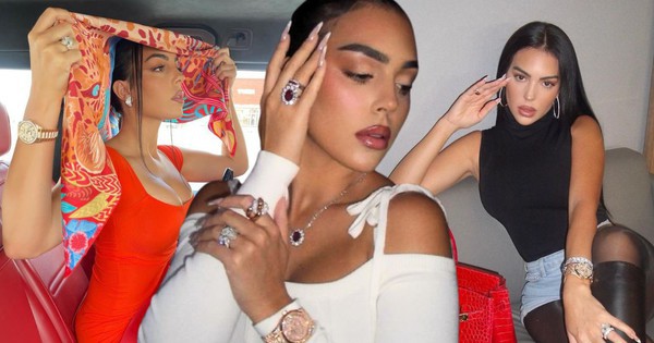 Nhẫn đính hôn 130 tỷ của Ronaldo cũng sốc, nhưng BST đồng hồ của vợ tương lai mới là "next level"