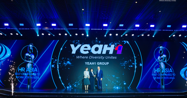 Tập đoàn YeaH1 (HOSE: YEG) được bình chọn là nơi làm việc tốt nhất châu Á