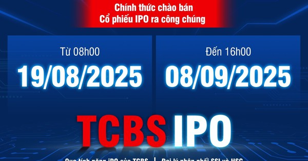 TCBS mở đăng ký mua cổ phiếu IPO từ 19/08