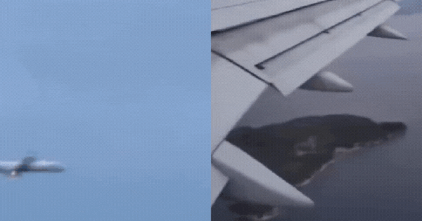 Clip: Máy bay Boeing chở 273 người bất ngờ phun lửa, bốc cháy giữa không trung