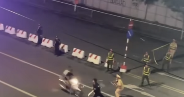 Thanh niên lao xe vào đường cấm, tông trọng thương chiến sĩ CSCĐ bảo vệ tổng hợp luyện A80