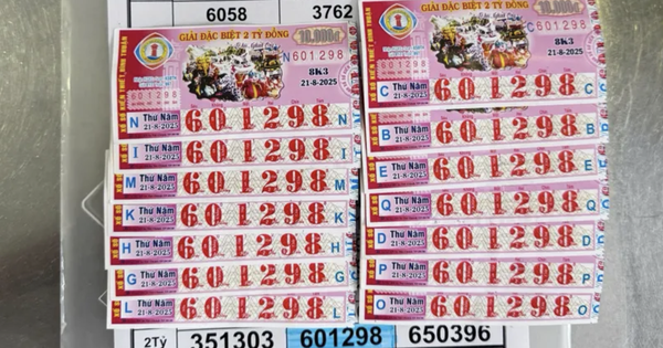Mua vé số thường xuyên, 1 công nhân trúng 14 tờ giải độc đắc