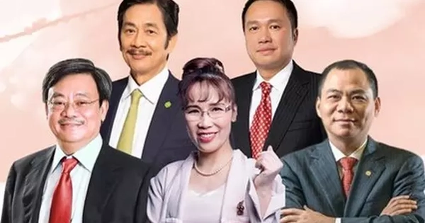 Tổng tài sản 20 người giàu nhất sàn chứng khoán...