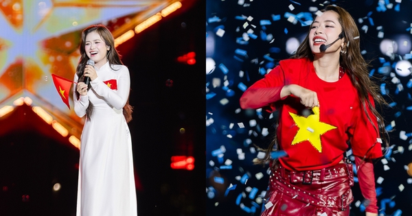 Chi Pu và Dương Hoàng Yến có cách đưa quốc kỳ Việt Nam lên trang phục khác hẳn nhau nhưng điểm chung là visual đều xứng đáng phong thần!