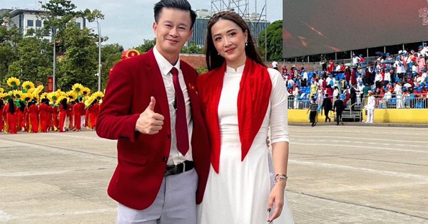 Cặp đôi vàng của thể thao Việt Nam tại Đại lễ 2/9: Vợ xinh nhất làng thể dục nghệ thuật, chồng là HLV nổi tiếng