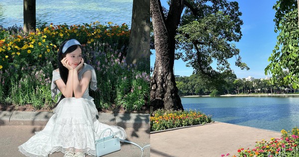 Địa điểm quen thuộc giữa Hà Nội bỗng "biến hình" đẹp như phim, các nàng thơ thi nhau chụp ảnh "cháy máy"