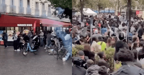 Cảnh tượng hỗn loạn giữa lòng Paris: 3.000 người “vỡ trận” vì gà rán miễn phí