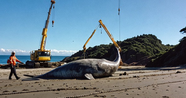 Thấy "thủy quái" bất động trên bãi cát, chuyên gia nói: Đây là loài vật cực hiếm, thế giới mới gặp 7 lần