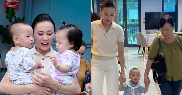 Cặp song sinh nhà Phương Oanh được mẹ cho đi học trường quốc tế, chăn gối, đồ dùng nhà mang đi mới yên tâm