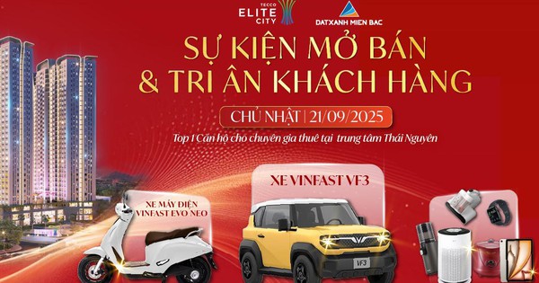 Tecco Elite City mở bán và tri ân khách hàng với quà tặng lên tới 400 triệu đồng