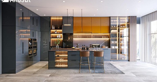 Tủ bếp hợp kim Anostil – Sự lựa chọn tuyệt vời cho không gian bếp hiện đại