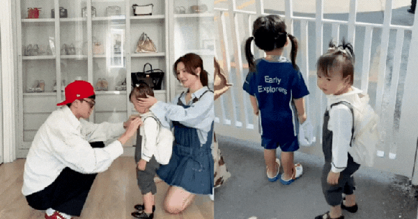 Học phí ngót nghét cả nửa tỷ/năm tại trường quốc tế cũng không ngăn được màn đi học muộn để đời của Alpha kid Nami nhà "mom" Tuấn Dương