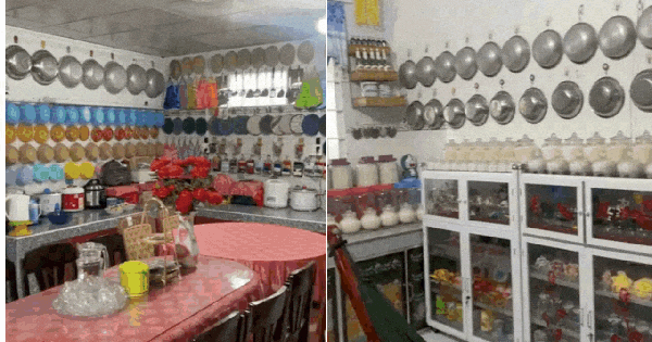 Căn bếp miền Tây khiến cả nước choáng váng: Nồi niêu xoong chảo thẳng hàng như duyệt binh, chắc gia chủ "OCD level max"