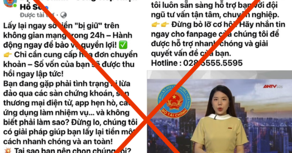 Cảnh báo giả mạo Facebook Bộ Tài chính để lừa đảo