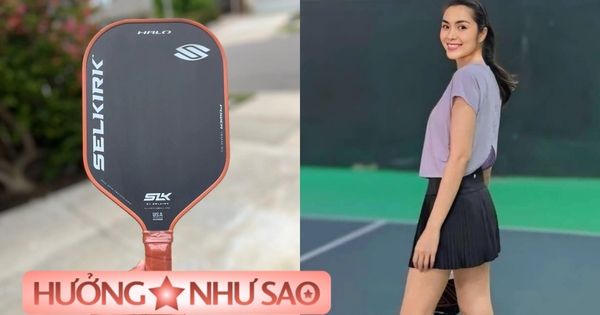 Dâu hào môn Tăng Thanh Hà cũng "nghiện" pickelball: Ăn vận kín đáo, mang vợt xinh mê