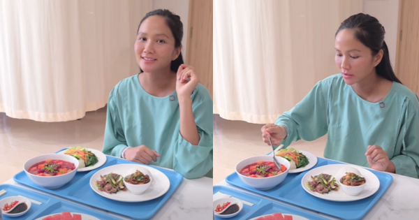 Chi vài chục triệu lưu trú sau sinh ở bệnh viện thuộc top xịn sò cả nước, Hoa hậu H’Hen Niê được ăn món gì?