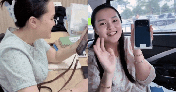 Vợ Duy Mạnh test tính năng iPhone 17 bằng… lưỡi, netizen vừa tò mò hào hứng làm theo