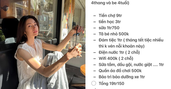 Bảng chi tiêu không tưởng của cặp vợ chồng ở TP.HCM