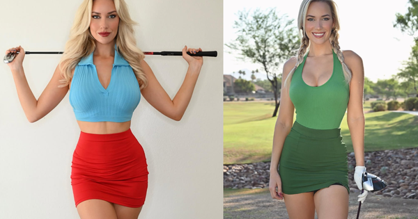 VĐV golf gợi cảm nhất hành tinh lại gây "bão mạng": tài năng thế nào mà "hút khách" hơn cả Tiger Woods