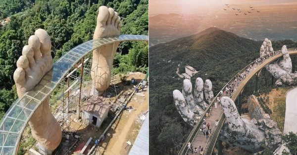 Thực hư về bức ảnh cây cầu Bàn Chân - “đối thủ” của cầu Vàng vừa xuất hiện đang khiến cả MXH hoang mang không thôi