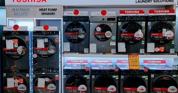 Máy sấy Toshiba bứt phá tại Điện máy Xanh: số bán tăng hơn 100%, doanh số tăng trên 150%