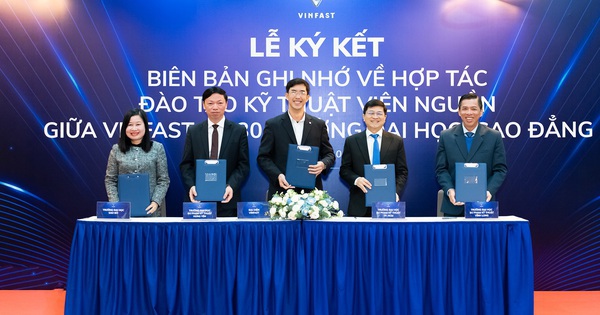 VinFast muốn đưa "kỹ thuật sửa chữa cơ bản xe ô tô điện VinFast" vào chương trình đào tạo tại 30 trường đại học, cao đẳng