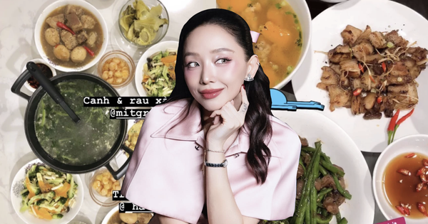 Những bữa cơm nhà của Tóc Tiên