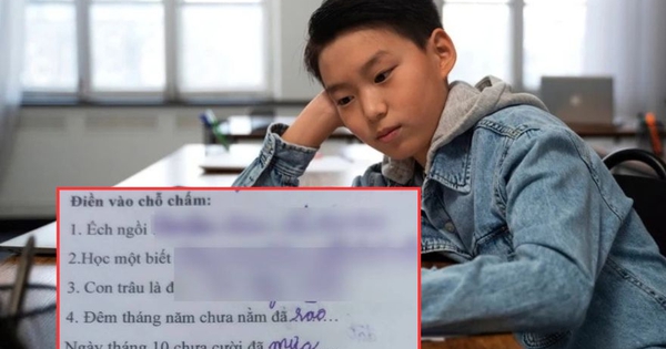 Học sinh tiểu học điền câu thành ngữ "Ếch ngồi..." khiến dân tình cười đau ruột: Sai rành rành nhưng lại thấy... có lý!