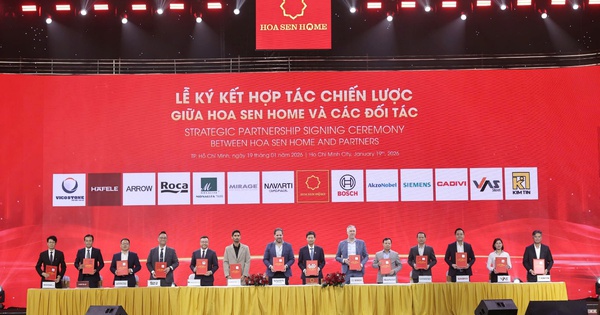 Chính thức công bố thành lập Hoa Sen Home, ký kết hợp tác và công bố các chiến lược mới