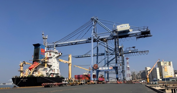 Cái Mép - Thị Vải liên tục đón tàu container trọng tải lớn trong ngày đầu năm 2026