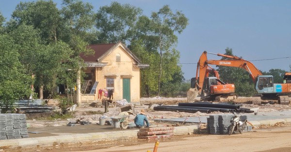 Chạy nước rút trên công trường tái định cư